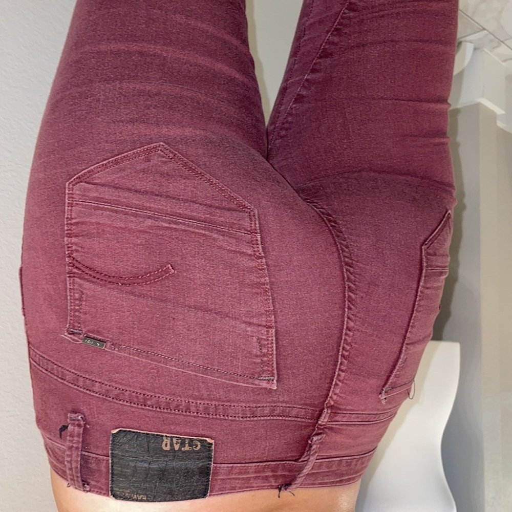 G-Star Burgundy Jeans Size 27